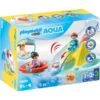 PLAYMOBIL 70635 1.2.3 AQUA Badeinsel Mit Wasserrutsche, Konstruktionsspielzeug -Playmobil Verkaufsgeschäft PLAYMOBIL 70635 1 2 3 AQUA Badeinsel mit Wasserrutsche Konstruktionsspielzeug@@1848023