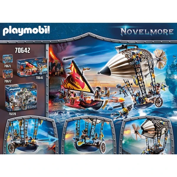 PLAYMOBIL 70642 Novelmore Darios Zeppelin, Konstruktionsspielzeug 9 PLAYMOBIL 70642 Novelmore Darios Zeppelin, Konstruktionsspielzeug – Bild 7