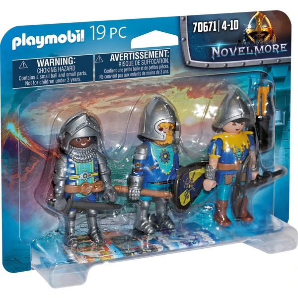 PLAYMOBIL 70671 Novelmore 3er Set Novelmore Ritter, Konstruktionsspielzeug 3 PLAYMOBIL 70671 Novelmore 3er Set Novelmore Ritter, Konstruktionsspielzeug