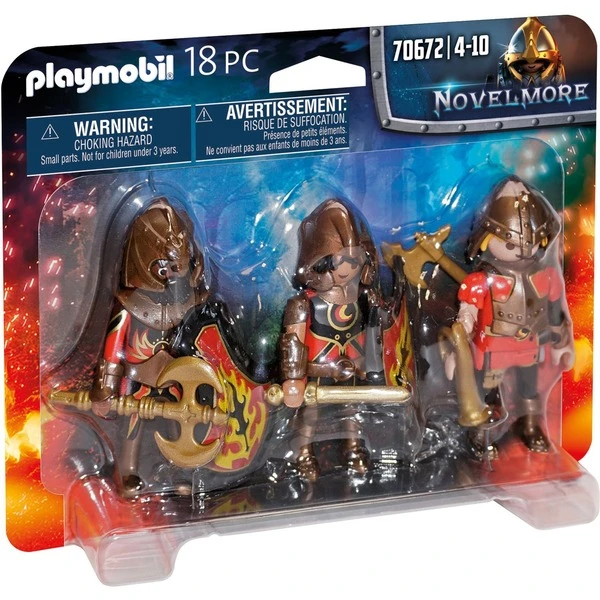 PLAYMOBIL 70672 Novelmore 3er Set Burnham Raiders, Konstruktionsspielzeug 3 PLAYMOBIL 70672 Novelmore 3er Set Burnham Raiders, Konstruktionsspielzeug