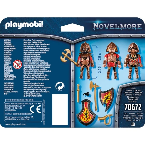 PLAYMOBIL 70672 Novelmore 3er Set Burnham Raiders, Konstruktionsspielzeug 5 PLAYMOBIL 70672 Novelmore 3er Set Burnham Raiders, Konstruktionsspielzeug – Bild 3