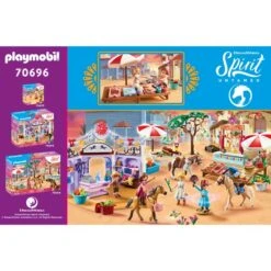 PLAYMOBIL 70696 Spirit Miradero Süßigkeitenstand, Konstruktionsspielzeug -Playmobil Verkaufsgeschäft PLAYMOBIL 70696 Spirit Miradero S igkeitenstand Konstruktionsspielzeug@@1682697 3