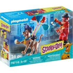 PLAYMOBIL 70710 SCOOBY-DOO! Abenteuer Mit Ghost Clown, Konstruktionsspielzeug