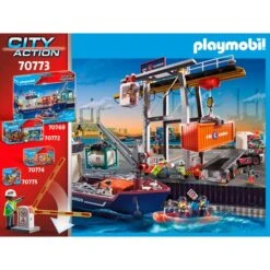 PLAYMOBIL 70773 City Action Frachtlager, Konstruktionsspielzeug -Playmobil Verkaufsgeschäft PLAYMOBIL 70773 City Action Frachtlager Konstruktionsspielzeug@@1762730 2