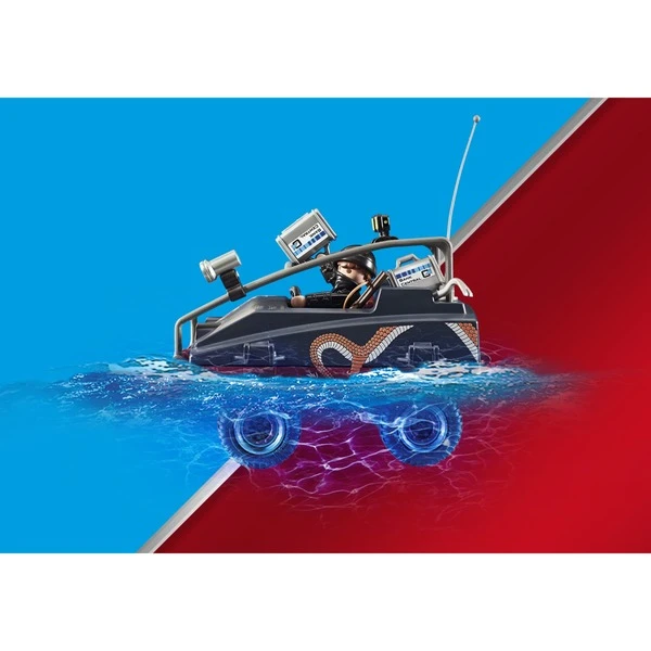 PLAYMOBIL 70781 City Action Polizei-Fallschirm: Verfolgung Des Amphibien-Fahrzeugs, Konstruktionsspielzeug 5 PLAYMOBIL 70781 City Action Polizei-Fallschirm: Verfolgung Des Amphibien-Fahrzeugs, Konstruktionsspielzeug – Bild 3