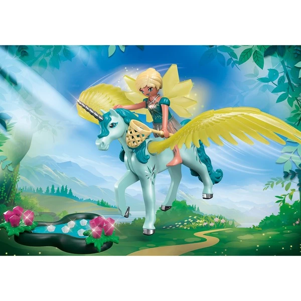 PLAYMOBIL 70809 Ayuma Crystal Fairy Mit Einhorn, Konstruktionsspielzeug 4 PLAYMOBIL 70809 Ayuma Crystal Fairy Mit Einhorn, Konstruktionsspielzeug – Bild 2