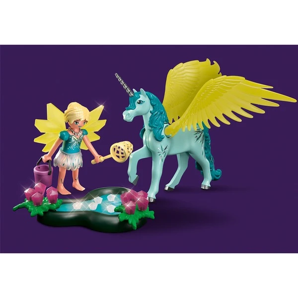 PLAYMOBIL 70809 Ayuma Crystal Fairy Mit Einhorn, Konstruktionsspielzeug 5 PLAYMOBIL 70809 Ayuma Crystal Fairy Mit Einhorn, Konstruktionsspielzeug – Bild 3