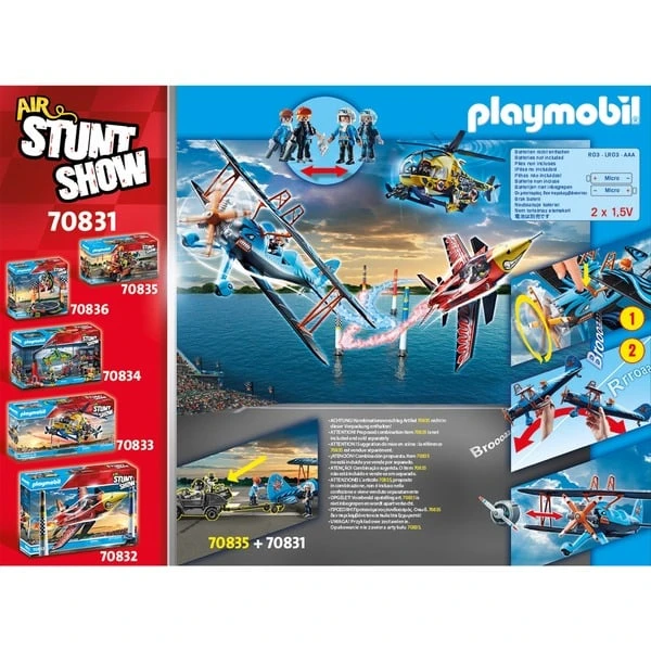 PLAYMOBIL 70831 Air Stuntshow Doppeldecker "Phönix", Konstruktionsspielzeug 12 PLAYMOBIL 70831 Air Stuntshow Doppeldecker "Phönix", Konstruktionsspielzeug – Bild 10