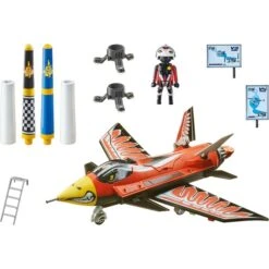PLAYMOBIL 70832 Air Stuntshow Düsenjet "Eagle", Konstruktionsspielzeug -Playmobil Verkaufsgeschäft PLAYMOBIL 70832 Air Stuntshow D senjet Eagle Konstruktionsspielzeug@@1840590 1