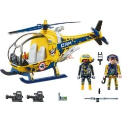 PLAYMOBIL 70833 Air Stuntshow Filmcrew-Helikopter, Konstruktionsspielzeug -Playmobil Verkaufsgeschäft PLAYMOBIL 70833 Air Stuntshow Filmcrew Helikopter Konstruktionsspielzeug@@1840591 1