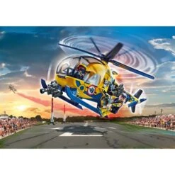 PLAYMOBIL 70833 Air Stuntshow Filmcrew-Helikopter, Konstruktionsspielzeug -Playmobil Verkaufsgeschäft PLAYMOBIL 70833 Air Stuntshow Filmcrew Helikopter Konstruktionsspielzeug@@1840591 2