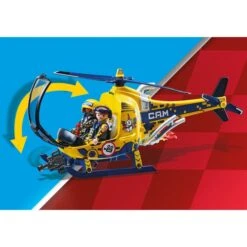 PLAYMOBIL 70833 Air Stuntshow Filmcrew-Helikopter, Konstruktionsspielzeug -Playmobil Verkaufsgeschäft PLAYMOBIL 70833 Air Stuntshow Filmcrew Helikopter Konstruktionsspielzeug@@1840591 4