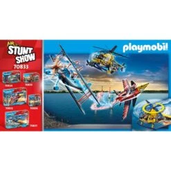 PLAYMOBIL 70833 Air Stuntshow Filmcrew-Helikopter, Konstruktionsspielzeug -Playmobil Verkaufsgeschäft PLAYMOBIL 70833 Air Stuntshow Filmcrew Helikopter Konstruktionsspielzeug@@1840591 5