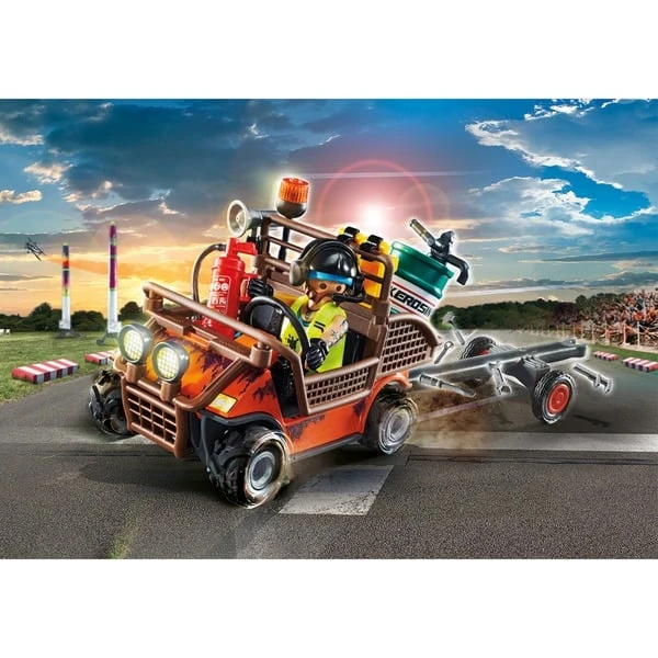 PLAYMOBIL 70835 Air Stuntshow Mobiler Reparaturservice, Konstruktionsspielzeug 5 PLAYMOBIL 70835 Air Stuntshow Mobiler Reparaturservice, Konstruktionsspielzeug – Bild 3