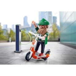 PLAYMOBIL 70873 SpecialPLUS Hipster Mit E-Roller, Konstruktionsspielzeug -Playmobil Verkaufsgeschäft PLAYMOBIL 70873 specialPLUS Hipster mit E Roller Konstruktionsspielzeug@@1802243 2