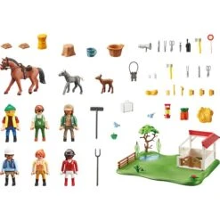 PLAYMOBIL 70978 My Figures Horse Ranch, Konstruktionsspielzeug -Playmobil Verkaufsgeschäft PLAYMOBIL 70978 My Figures Horse Ranch Konstruktionsspielzeug@@1864490 1