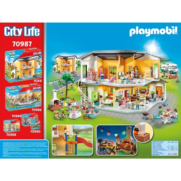 PLAYMOBIL 70987 City Life Poolparty Mit Rutsche, Konstruktionsspielzeug 7 PLAYMOBIL 70987 City Life Poolparty Mit Rutsche, Konstruktionsspielzeug – Bild 5