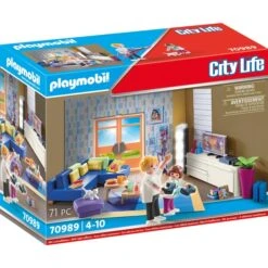 PLAYMOBIL 70989 City Life Wohnzimmer, Konstruktionsspielzeug