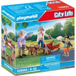 PLAYMOBIL 70990 City Life Großeltern Mit Enkel, Konstruktionsspielzeug
