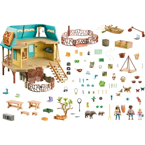 PLAYMOBIL 71007 Wiltopia Tierpflegestation, Konstruktionsspielzeug 4 PLAYMOBIL 71007 Wiltopia Tierpflegestation, Konstruktionsspielzeug – Bild 2