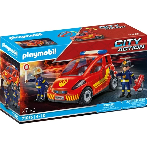 PLAYMOBIL 71035 City Action Feuerwehr Kleinwagen, Konstruktionsspielzeug 3 PLAYMOBIL 71035 City Action Feuerwehr Kleinwagen, Konstruktionsspielzeug