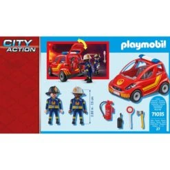 PLAYMOBIL 71035 City Action Feuerwehr Kleinwagen, Konstruktionsspielzeug 11 PLAYMOBIL 71035 City Action Feuerwehr Kleinwagen, Konstruktionsspielzeug -Playmobil Verkaufsgeschäft PLAYMOBIL 71035 City Action Feuerwehr Kleinwagen Konstruktionsspielzeug@@1858233 4