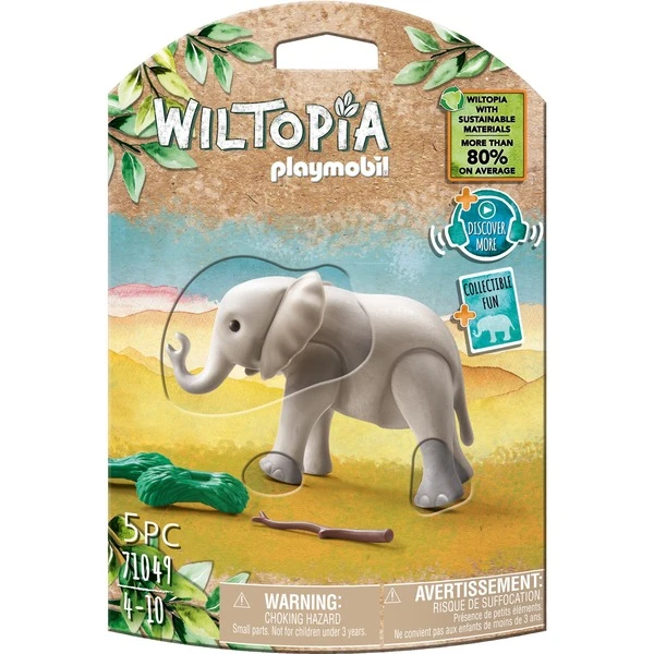 PLAYMOBIL 71049 Wiltopia Junger Elefant, Konstruktionsspielzeug 3 PLAYMOBIL 71049 Wiltopia Junger Elefant, Konstruktionsspielzeug