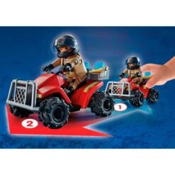 PLAYMOBIL 71090 City Action - Feuerwehr-Speed Quad, Konstruktionsspielzeug -Playmobil Verkaufsgeschäft PLAYMOBIL 71090 City Action Feuerwehr Speed Quad Konstruktionsspielzeug@@1888893 2