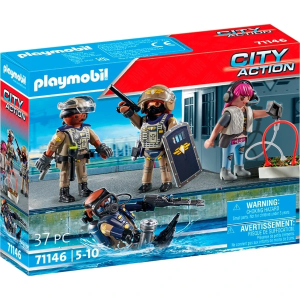 PLAYMOBIL 71146 City Action SWAT-Figurenset, Konstruktionsspielzeug 3 PLAYMOBIL 71146 City Action SWAT-Figurenset, Konstruktionsspielzeug