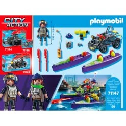 PLAYMOBIL 71147 City Action SWAT-Multi-Terrain-Quad, Konstruktionsspielzeug -Playmobil Verkaufsgeschäft PLAYMOBIL 71147 City Action SWAT Multi Terrain Quad Konstruktionsspielzeug@@1888946 7