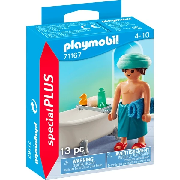 PLAYMOBIL 71167 SpecialPlus Mann In Der Badewanne, Konstruktionsspielzeug 3 PLAYMOBIL 71167 SpecialPlus Mann In Der Badewanne, Konstruktionsspielzeug