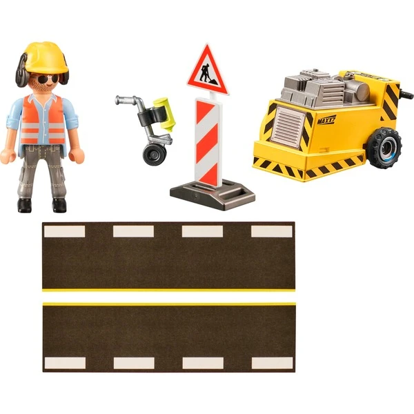 PLAYMOBIL 71185 Bauarbeiter Mit Kantenfräser, Konstruktionsspielzeug 4 PLAYMOBIL 71185 Bauarbeiter Mit Kantenfräser, Konstruktionsspielzeug – Bild 2