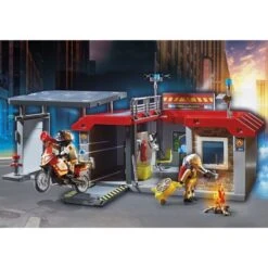 PLAYMOBIL 71193 City Action Mitnehm-Feuerwehrstation, Konstruktionsspielzeug -Playmobil Verkaufsgeschäft PLAYMOBIL 71193 City Action Mitnehm Feuerwehrstation Konstruktionsspielzeug@@1849628 4