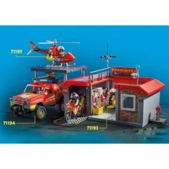 PLAYMOBIL 71193 City Action Mitnehm-Feuerwehrstation, Konstruktionsspielzeug -Playmobil Verkaufsgeschäft PLAYMOBIL 71193 City Action Mitnehm Feuerwehrstation Konstruktionsspielzeug@@1849628 8