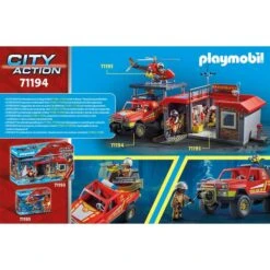 PLAYMOBIL 71194 City Action Feuerwehr-Löschtruck, Konstruktionsspielzeug 19 PLAYMOBIL 71194 City Action Feuerwehr-Löschtruck, Konstruktionsspielzeug -Playmobil Verkaufsgeschäft PLAYMOBIL 71194 City Action Feuerwehr L schtruck Konstruktionsspielzeug@@1849629 8