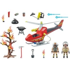 PLAYMOBIL 71195 City Action Feuerwehr-Hubschrauber, Konstruktionsspielzeug 9 PLAYMOBIL 71195 City Action Feuerwehr-Hubschrauber, Konstruktionsspielzeug -Playmobil Verkaufsgeschäft PLAYMOBIL 71195 City Action Feuerwehr Hubschrauber Konstruktionsspielzeug@@1849630 1