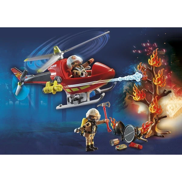 PLAYMOBIL 71195 City Action Feuerwehr-Hubschrauber, Konstruktionsspielzeug 7 PLAYMOBIL 71195 City Action Feuerwehr-Hubschrauber, Konstruktionsspielzeug – Bild 5