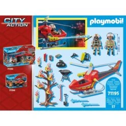 PLAYMOBIL 71195 City Action Feuerwehr-Hubschrauber, Konstruktionsspielzeug 13 PLAYMOBIL 71195 City Action Feuerwehr-Hubschrauber, Konstruktionsspielzeug -Playmobil Verkaufsgeschäft PLAYMOBIL 71195 City Action Feuerwehr Hubschrauber Konstruktionsspielzeug@@1849630 5