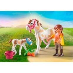 PLAYMOBIL 71243 Pferd Mit Fohlen, Konstruktionsspielzeug 7 PLAYMOBIL 71243 Pferd Mit Fohlen, Konstruktionsspielzeug -Playmobil Verkaufsgeschäft PLAYMOBIL 71243 Pferd mit Fohlen Konstruktionsspielzeug@@1888976 2