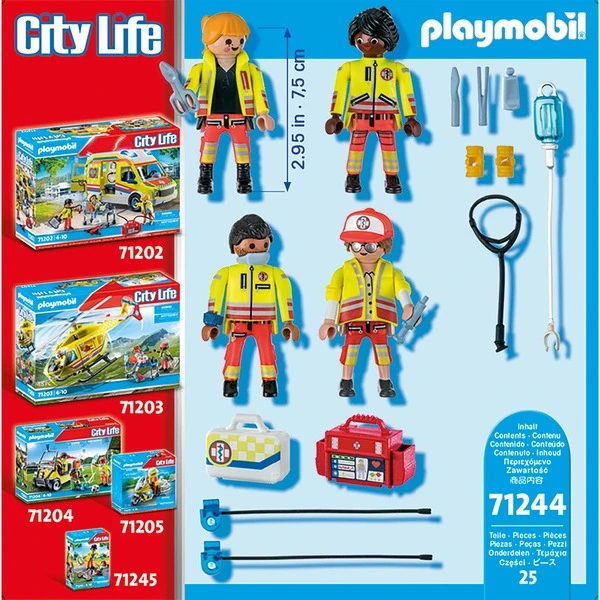 PLAYMOBIL 71244 City Life - Rettungsteam, Konstruktionsspielzeug 7 PLAYMOBIL 71244 City Life - Rettungsteam, Konstruktionsspielzeug – Bild 5