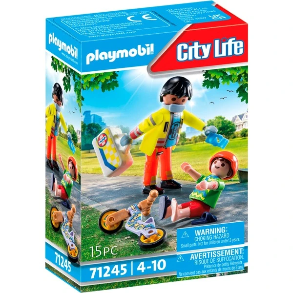 PLAYMOBIL 71245 City Life - Sanitäter Mit Patient, Konstruktionsspielzeug 3 PLAYMOBIL 71245 City Life - Sanitäter Mit Patient, Konstruktionsspielzeug