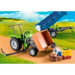 PLAYMOBIL 71249 Traktor Mit Hänger, Konstruktionsspielzeug -Playmobil Verkaufsgeschäft PLAYMOBIL 71249 Traktor mit H nger Konstruktionsspielzeug@@1888993 4
