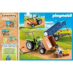 PLAYMOBIL 71249 Traktor Mit Hänger, Konstruktionsspielzeug -Playmobil Verkaufsgeschäft PLAYMOBIL 71249 Traktor mit H nger Konstruktionsspielzeug@@1888993 5