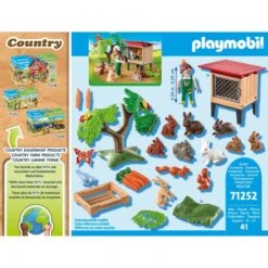 PLAYMOBIL 71252 Kaninchenstall, Konstruktionsspielzeug -Playmobil Verkaufsgeschäft PLAYMOBIL 71252 Kaninchenstall Konstruktionsspielzeug@@1888995 3