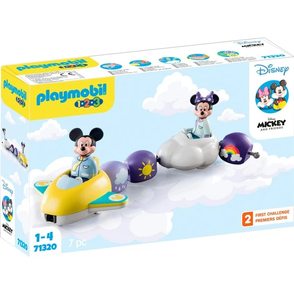PLAYMOBIL 71320 1.2.3 & Disney: Mickys & Minnies Wolkenzug, Konstruktionsspielzeug 3 PLAYMOBIL 71320 1.2.3 & Disney: Mickys & Minnies Wolkenzug, Konstruktionsspielzeug