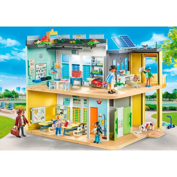 PLAYMOBIL 71327 City Life Große Schule, Konstruktionsspielzeug 5 PLAYMOBIL 71327 City Life Große Schule, Konstruktionsspielzeug – Bild 3