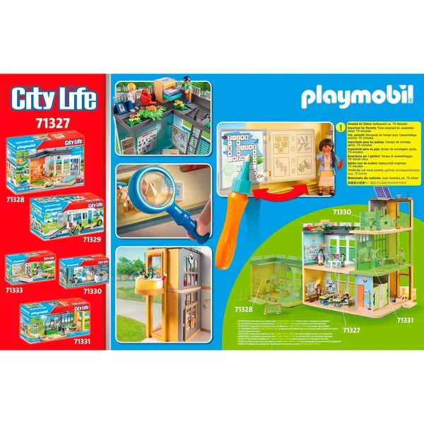 PLAYMOBIL 71327 City Life Große Schule, Konstruktionsspielzeug 10 PLAYMOBIL 71327 City Life Große Schule, Konstruktionsspielzeug – Bild 8