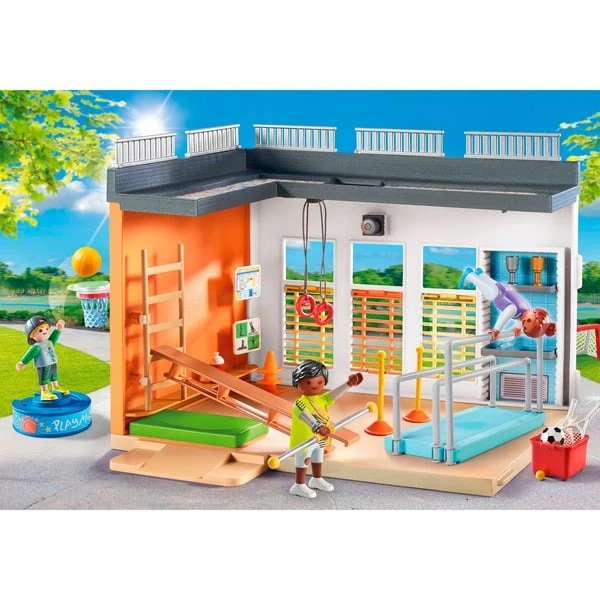 PLAYMOBIL 71328 City Life Anbau Turnhalle, Konstruktionsspielzeug 5 PLAYMOBIL 71328 City Life Anbau Turnhalle, Konstruktionsspielzeug – Bild 3
