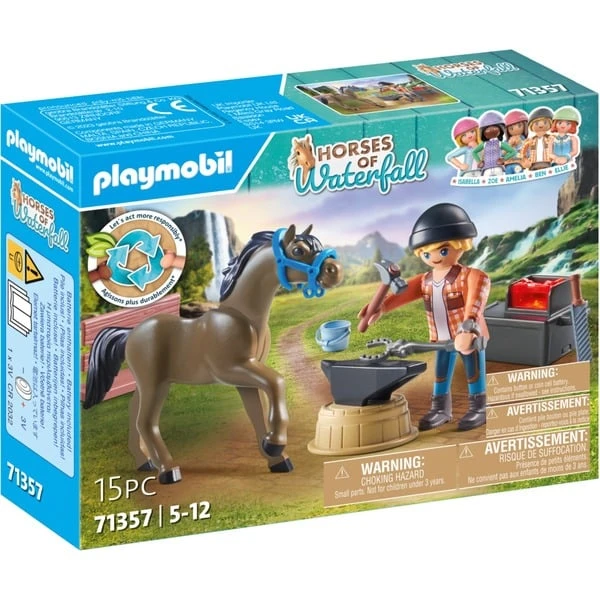 PLAYMOBIL 71357 Horses Of Waterfall Hufschmied Ben & Achilles, Konstruktionsspielzeug 3 PLAYMOBIL 71357 Horses Of Waterfall Hufschmied Ben & Achilles, Konstruktionsspielzeug