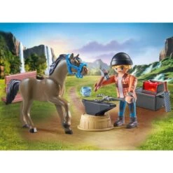 PLAYMOBIL 71357 Horses Of Waterfall Hufschmied Ben & Achilles, Konstruktionsspielzeug 11 PLAYMOBIL 71357 Horses Of Waterfall Hufschmied Ben & Achilles, Konstruktionsspielzeug -Playmobil Verkaufsgeschäft PLAYMOBIL 71357 Horses of Waterfall Hufschmied Ben Achilles Konstruktionsspielzeug@@1889154 2